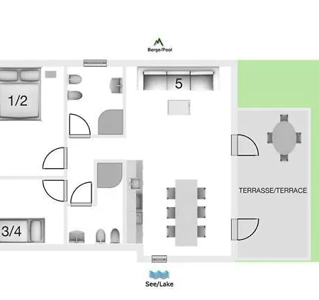Sole E Luna - Luna Terrassen-ferienwohnung Apartment